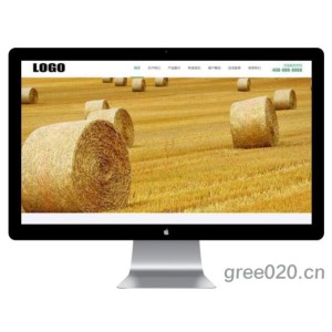 绿色农机设备网站模板 农业机械设备网站源码下载