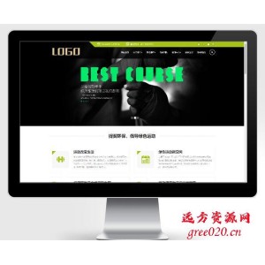 健身俱乐部类网站pbootcms模板