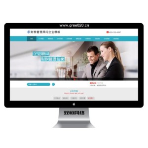 财税管理网站模板，财务顾问网站源码下载