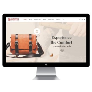 皮革制品外贸企业网站模板