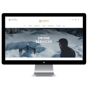 无人机外贸企业网站模板