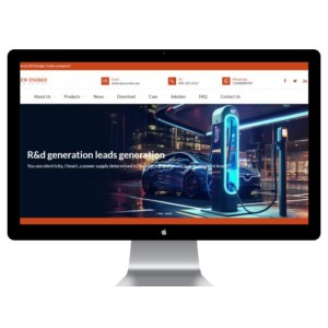 充电桩设备外贸网站模板