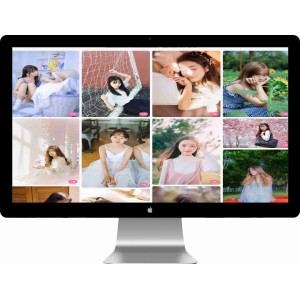 随机美女图片瀑布流源码